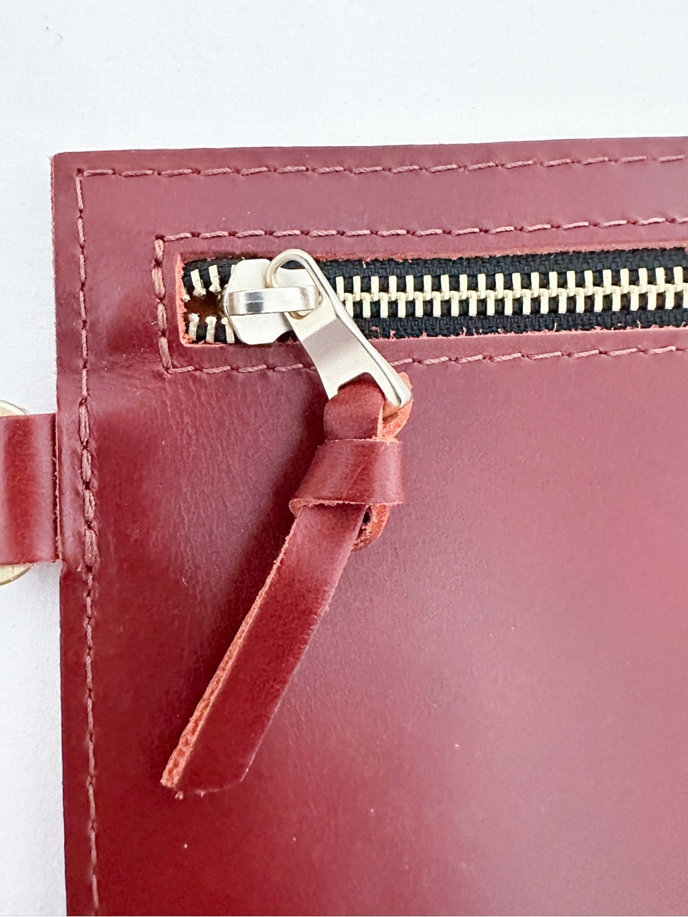 NEW Portland Leather Goods Adriana Pouch Shade Possibly Madrone Wristlet - Picture 4 of 13
